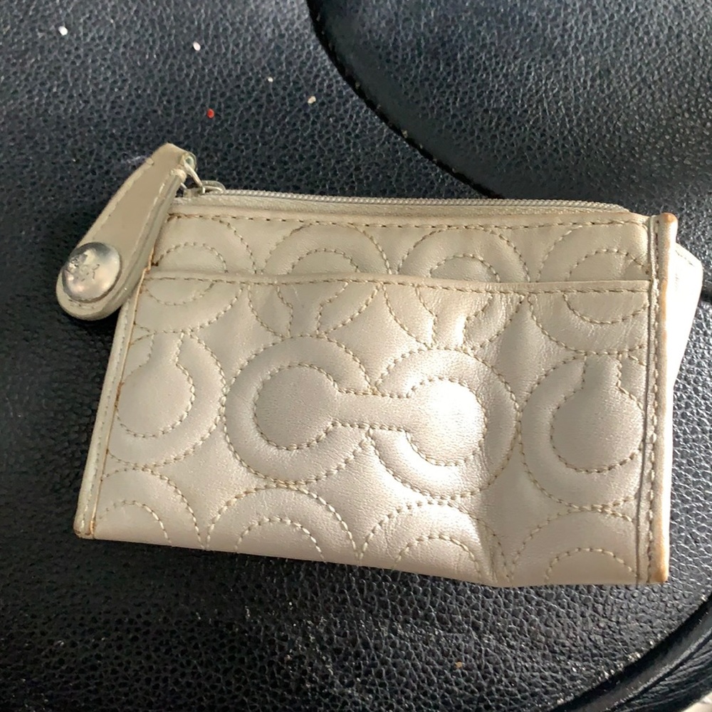 Coach coin/ card holder